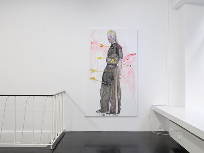 Hans-Jörg Mayer, Post society, exhibition view. Courtesy of Galerie Nagel Draxler