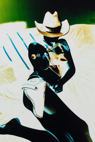 Lola Flash, Cow girl (Cross colour Series), c. 1994. Courtesy of Jenkins Johnson Gallery