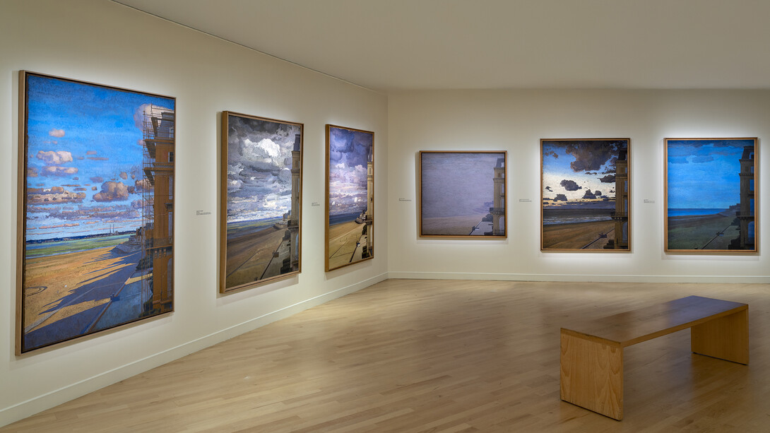 Monet / Sécheret. Water landscapes, exhibition view. Courtesy of Musée Marmottan-Claude Monet