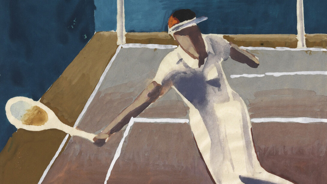 Adalberto Libera, Tennista 1 (dettaglio), s.d. Cortesia di Mart