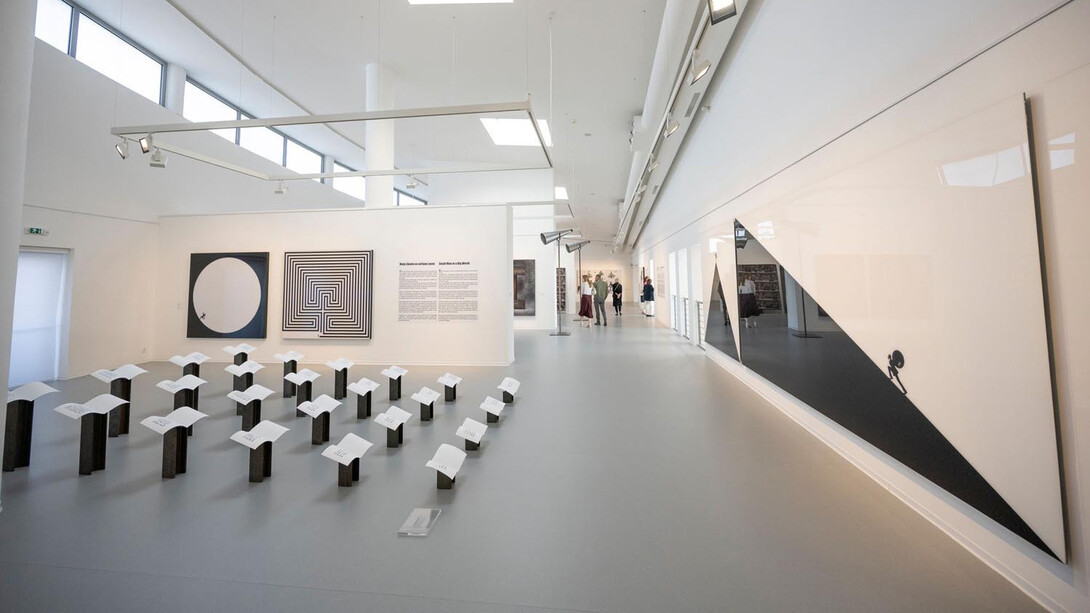 Gérard Rancinan and Caroline Gaudriault, A spirit of time, exhibition view. Courtesy of Danubiana