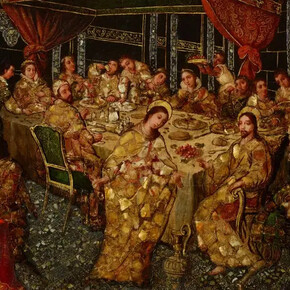 Nicolás de Correa, Les noces de cana (detail), 1696. Courtesy of Musée Jacquemart-André