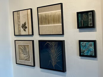 Kim Walker, Rooted: in the presence of Earth, exhibition view. Courtesy of Royse Contemporary
