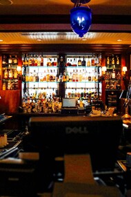 Interior de um snack bar