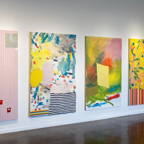 Benjamin Terry, Water lilies, exhibition view. Courtesy of Galleri Urbane