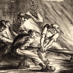 Lili Réthi, Hochofenarbeiter (detail), 1924. Mit freundlicher genehmigung des Dom Museums Wien