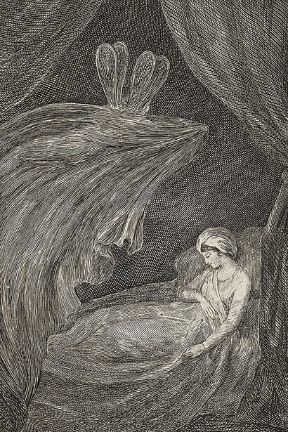 Maria Flaxman, Traum: eine feengestalt (detail), 1803. Mit freundlicher genehmigung der Hamburger Kunsthalle