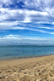 Una spiaggia di Rarotonga, nella Polinesia neozelandese. Ph Micaela Zucconi