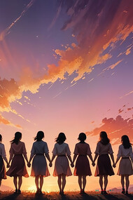 Women friends unite in protests and social justice movements