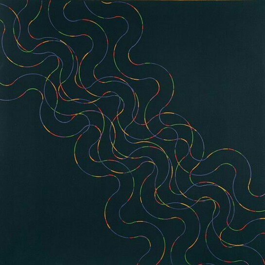 Carlo Ciussi, XXX 1986, Olio e tecnica mista su tela, 250 x 300 cm, Courtesy A arte Invernizzi, Milano