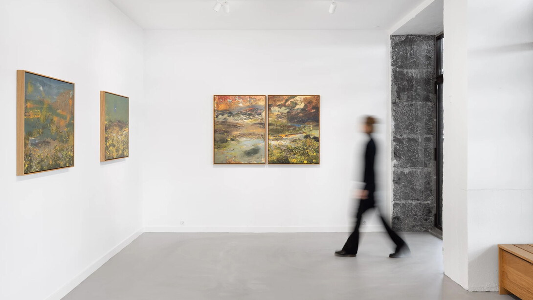 Petra Cortright, Soft stone under heaven exceeded trial period, exhibition view. Courtesy of Brigade Gallery