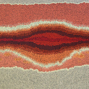 Venetta Yanawana, Nyangumarta warran 2 (detail), 2025. Courtesy of Art Collective WA