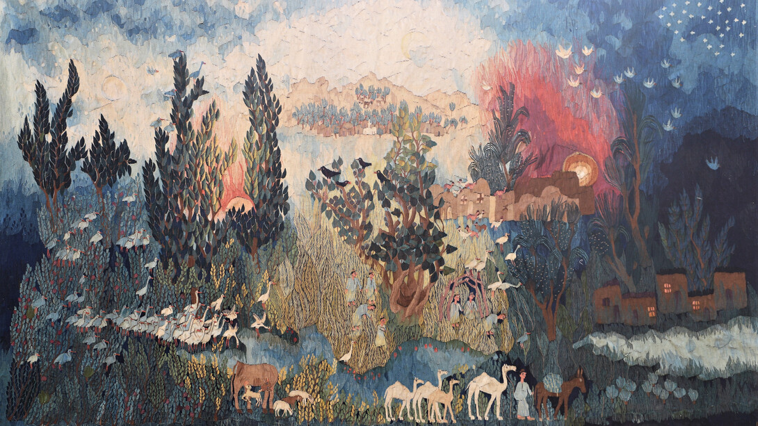 Ali Seliem , Prayers to the sun, 1976. Courtesy of James-Simon-Galerie