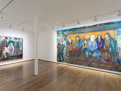 Martial Raysse, Recent works, exhibition view. Courtesy of Templon