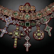 Michele Dato, Collana di San Gennaro, 1679-1879, oro, argento, gemme, costruzione di gioielleria