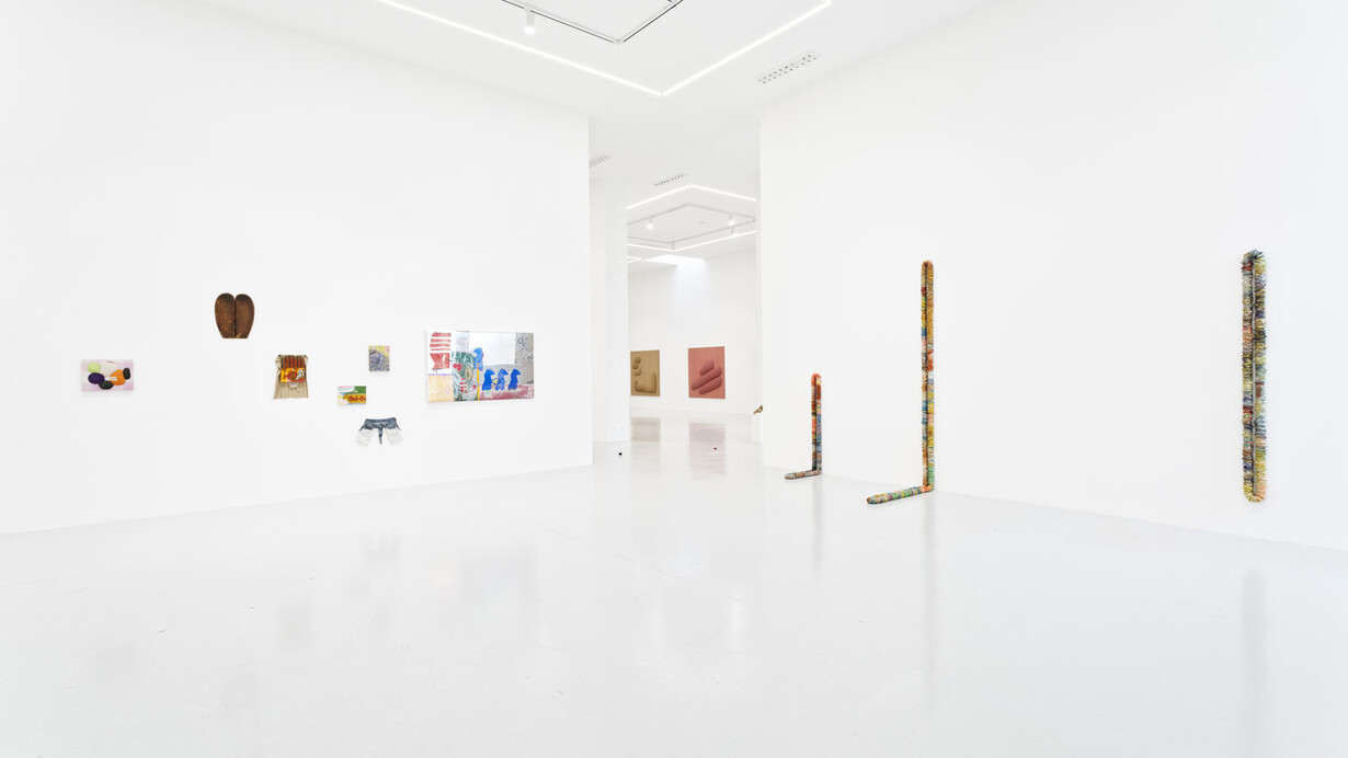 Nicolas Momein, Des clous dans la bouche, vue de l'exposition. Avec l'aimable autorisation de Ceysson and Bénétière