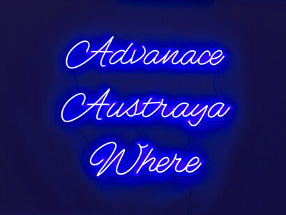Darren Blackman, Make Austraya great again, 2025. Courtesy of Onespace Gallery