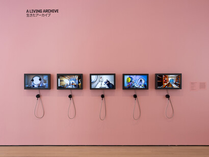 The many lives of the Nakagin capsule tower, exhibition view. Courtesy of MoMA