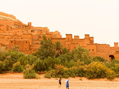The centuries-old settlement of Ait Ben Haddou, representing continuity between past ingenuity and future progress