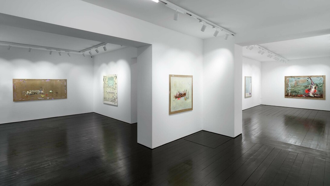 Anna Tuori, Paradise news, exhibition view. Courtesy of Contemporary Fine Arts 