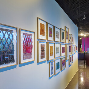A traveling thread, exhibition view. Courtesy of Musée du Quai Branly