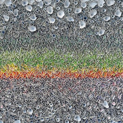 Priscilla Robinson, Where the sky meets the sea (detail), 2025. Courtesy of Wally Workman Gallery