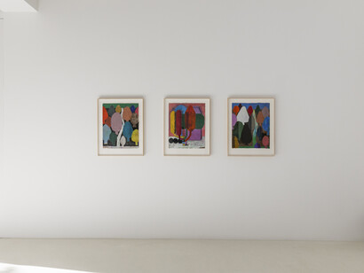 Various artists, Notas al pie (Footnotes), exhibition view. Courtesy of Alzueta Gallery