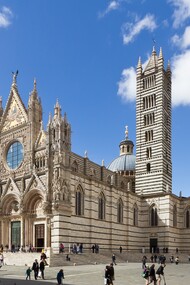 Duomo di Siena, Siena, Italia (inizio costruzione - 1220 circa, completamento 1370 circa)