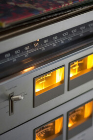 A nostalgic radio playing