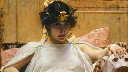 John William Waterhouse (1849-1917). «Cleopatra». 1888, óleo sobre lienzo. Colección privada