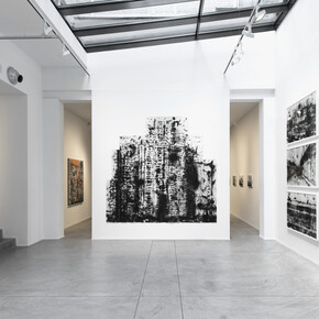 Philippe Cognée, Éclats, exhibition view. Courtesy of Templon