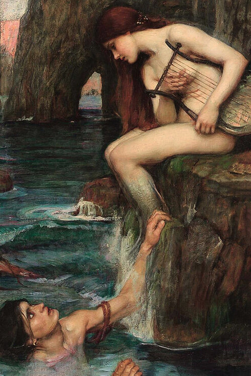 John William Waterhouse, La sirena (c. 1900)