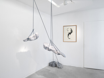 Capucine Vever, Where dragons collapse (Là où s’effondrent les dragons), exhibition view. Courtesy of Galerie Eric Mouchet