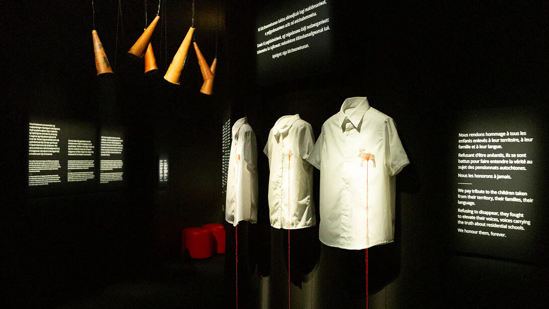 Nin, vue d'exposition. Avec l'aimable autorisation du Musée de la civilisation