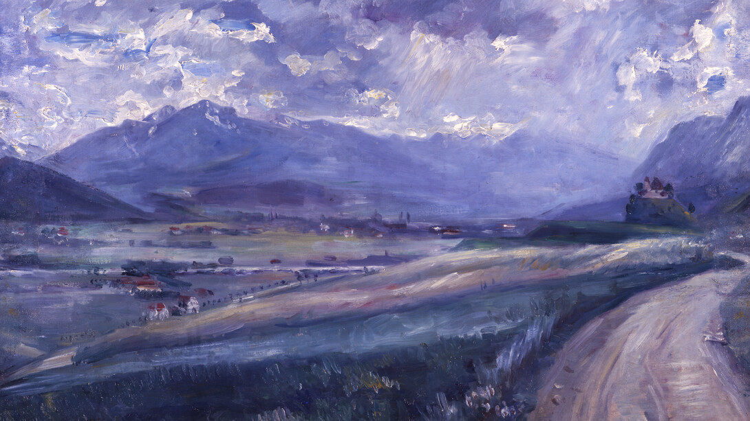 Lovis Corinth, Inn valley landscape, 1910. Courtesy of Alte Nationalgalerie 