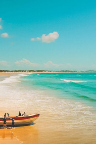 Tofo beach, the hidden paradise of Mozambique