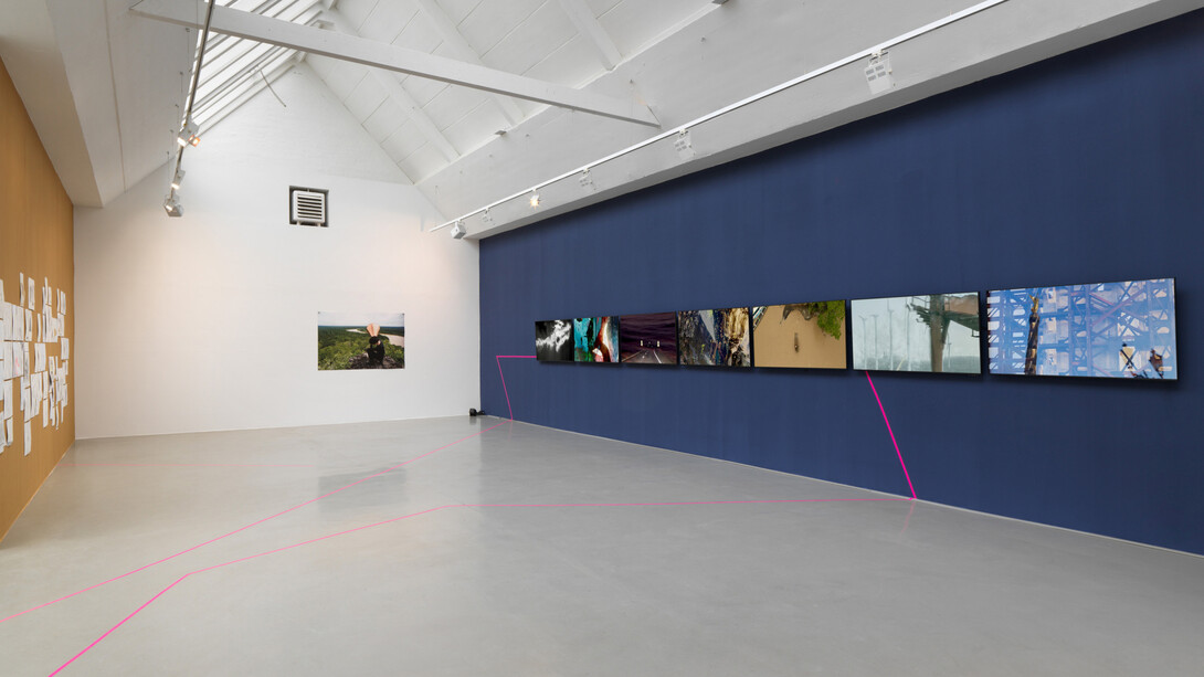 María José Arjona, Sediments. Sono-Choreo-Geo-Graphic attunements, exhibition view. Courtesy of Galerie Barbara Thumm