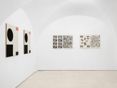 James H.D. Brown, I want to know, vista della mostra. Per gentile concessione di Galleria Valentina Bonomo e Galleria Alessandra Bonomo