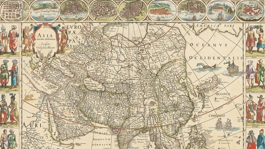 Guglielmus Blaeu, "Asia Noviter Delineata", 1635