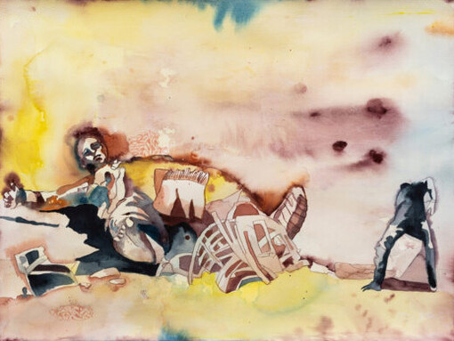 Zoe Porter, In a desert (detail), 2025. Courtesy of Onespace Gallery