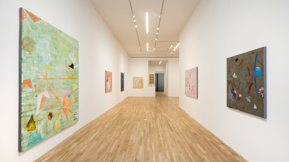 Clare Grill, Parlance, exhibition view. Courtesy of Derek Eller Gallery