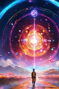 Grafica anime. La genialità di Miyazaki si eleva nel dialogo avvincente tra le fonti letterarie storiche e la modernità avveniristica della fantascienza, creando un arco narrativo che non solo abbraccia secoli di saggezza e immaginazione