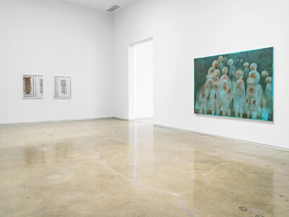 Various artists, Painting all together, exhibition view. Courtesy of Michael Kohn Gallery