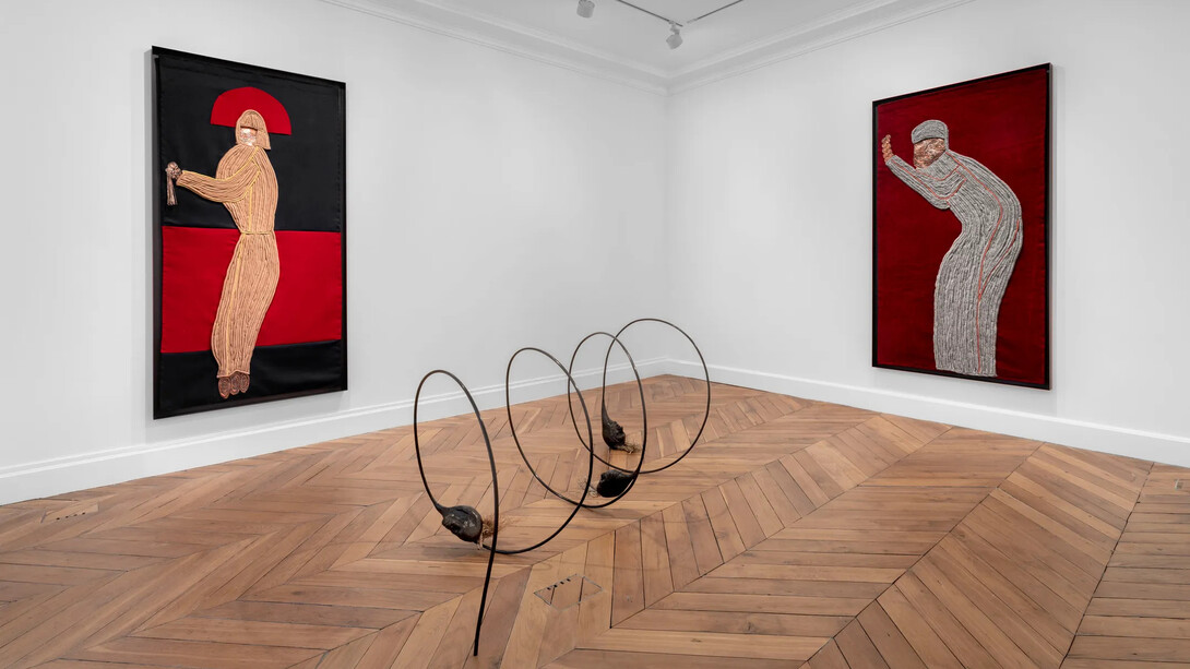 Enrico David, The soul drains the hand, vue de l'exposition. Avec l'aimable autorisation de White Cube