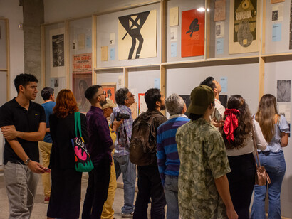 ¡A la gráfica! Experimentar, reproducir, democratizar, vista de exhibición. Cortesía del Museo La Tertulia