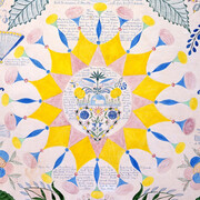 Polly Jane Reed, A type of mother Hannah’s pocket handkerchief, 1851. Courtesy of American Folk Art Museum
