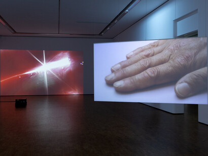 Pauline Hafsia M’barek, Entropic records, exhibition view. Courtesy of Museum Ludwig