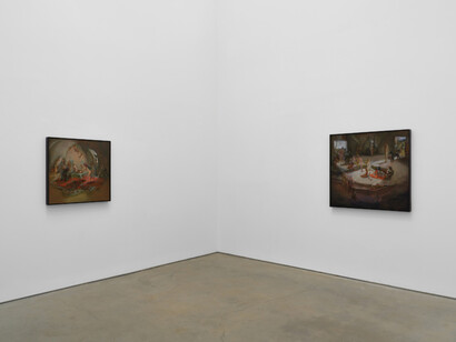 Kate Hargrave, Milk teeth, exhibiton view. Courtesy of Karma Gallery