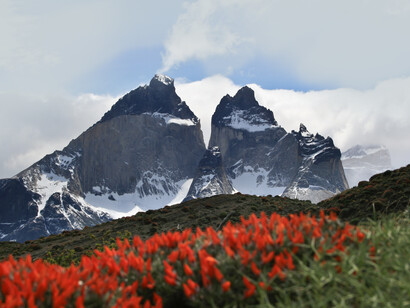 Nosotros somos erupciones. Nuestra lengua nace de fracturas, de grietas abiertas entre el Océano y la Cordillera, entre el mar y la lava. Cuernos y Torres del Paine, Magallanes, Chile