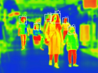 Heat maps as witnesses: what was once an internal evolution becomes objective when the environment begins to record it